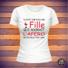 Tshirt -Il etait une fois une fille qui adorait l'apéro -Brod N' Flock