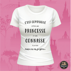 T-shirt - C'est compliqué d'être une princesse... - Brod N' Flock