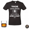 T-shirt - Touche à mon whisky et tu verras si ... - Brod N' Flock