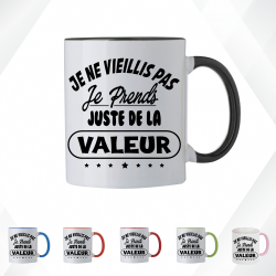 Mug - Je ne vieillis pas je prends juste de la valeur - Brod N' Flock