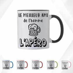 Mug - Le meilleur ami de l'homme l'apéro - Brod N' Flock