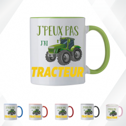 Mug - J'peux pas j'ai tracteur - Brod N' Flock