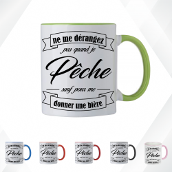 Mug - Ne me dérangez pas quand je pêche sauf pour ... - Brod N' Flock