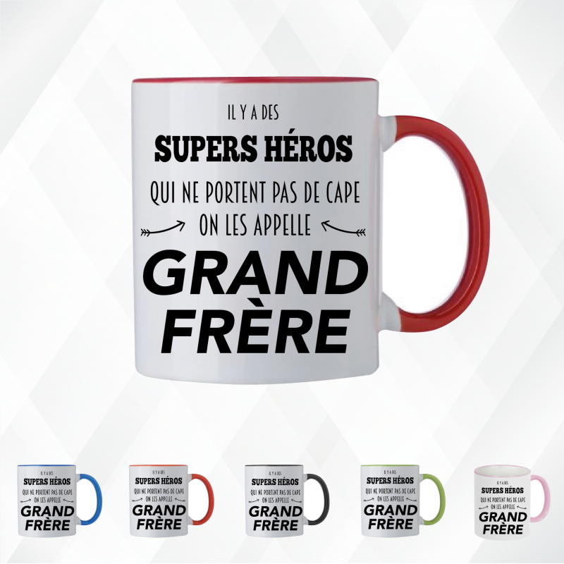 Mug- il y a des supers héros qui ne portent pas de cape -Brod N' Flock