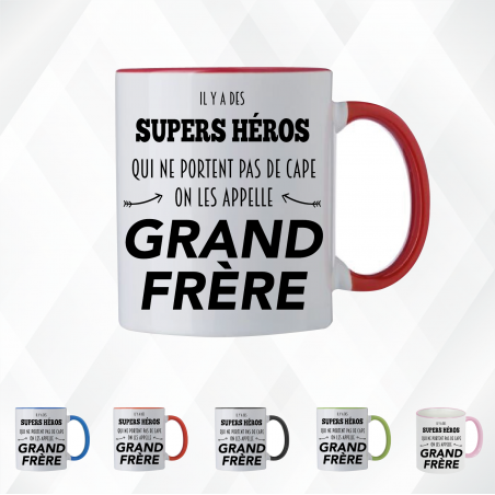Mug- il y a des supers héros qui ne portent pas de cape -Brod N' Flock