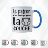 Mug - Le patron c'est celui qui porte la couche - Brod N' Flock