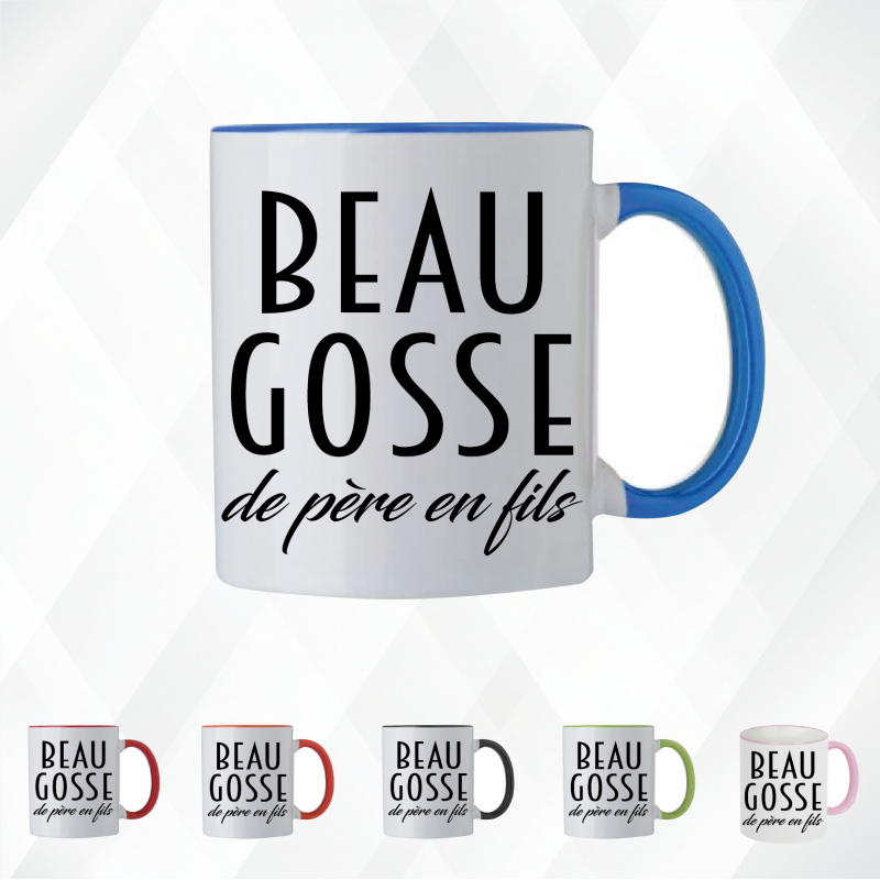 Mug - Beau gosse de père en fils - Brod N' Flock Mug - Beau gosse de père en fils - Brod N' Flock