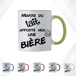 Mug - Marre du lait apporte moi une bière - Brod N' Flock