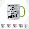 Mug - Marre du lait apporte moi une bière - Brod N' Flock