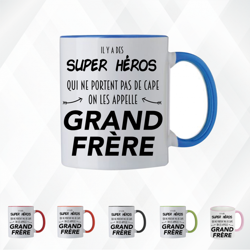 Mug- il y a des supers heros qui ne portent pas de cape -Brod N' Flock