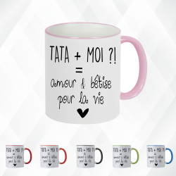 Mug - Tata et moi : amour et bêtise pour la vie - Brod N' Flock