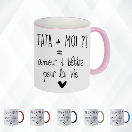 Mug - Tata et moi : amour et bêtise pour la vie - Brod N' Flock