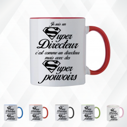Mug - Je suis un super directeur - Brod N' Flock