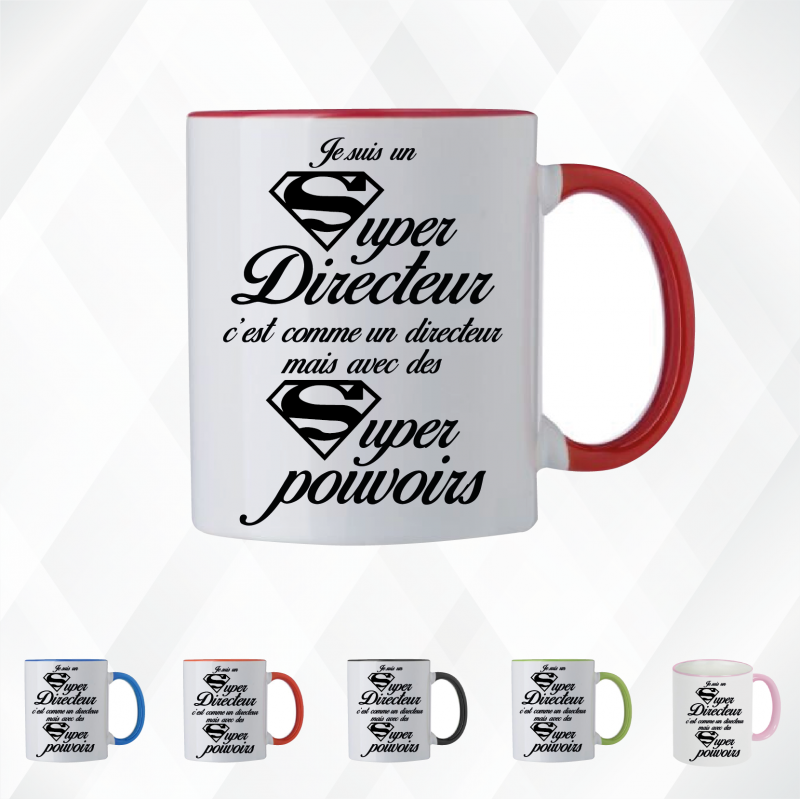 Mug - Je suis un super directeur - Brod N' Flock Mug - Je suis un super directeur - Brod N' Flock