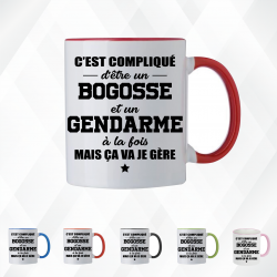 Mug - C'est compliqué d'être un beau gosse et un ... - Brod N' Flock