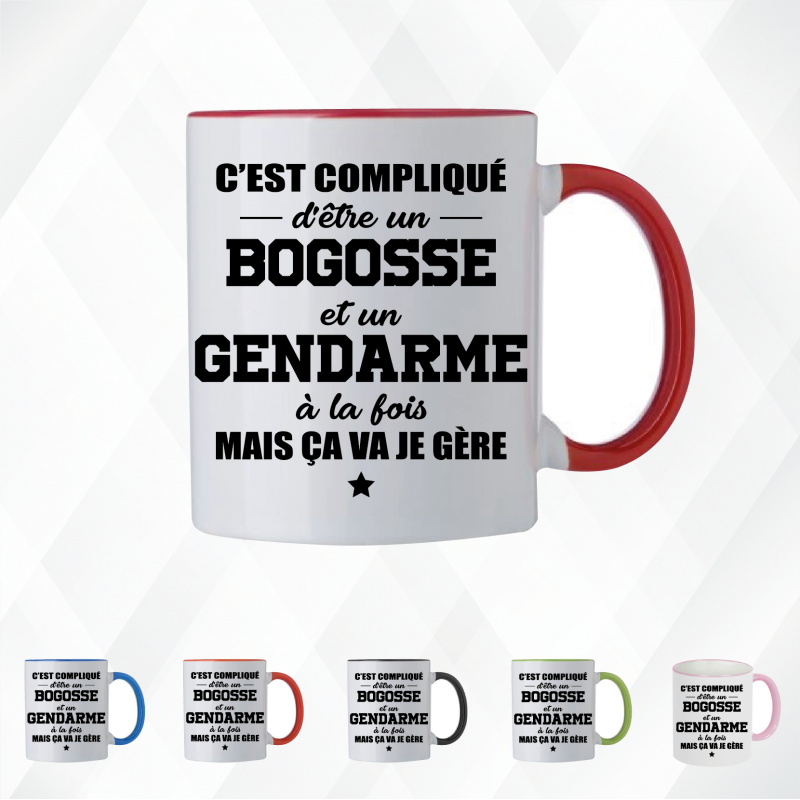 Mug - C'est compliqué d'être un beau gosse et un ... - Brod N' Flock