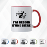 Mug - J'ai besoin d'une bière - Brod N' Flock