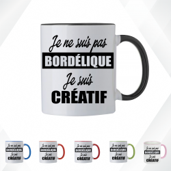 Mug - Je ne suis pas bordelique je suis créatif - Brod N' Flock