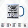 Mug - Je ne suis pas parfait mais je suis rugbyman - Brod N' Flock