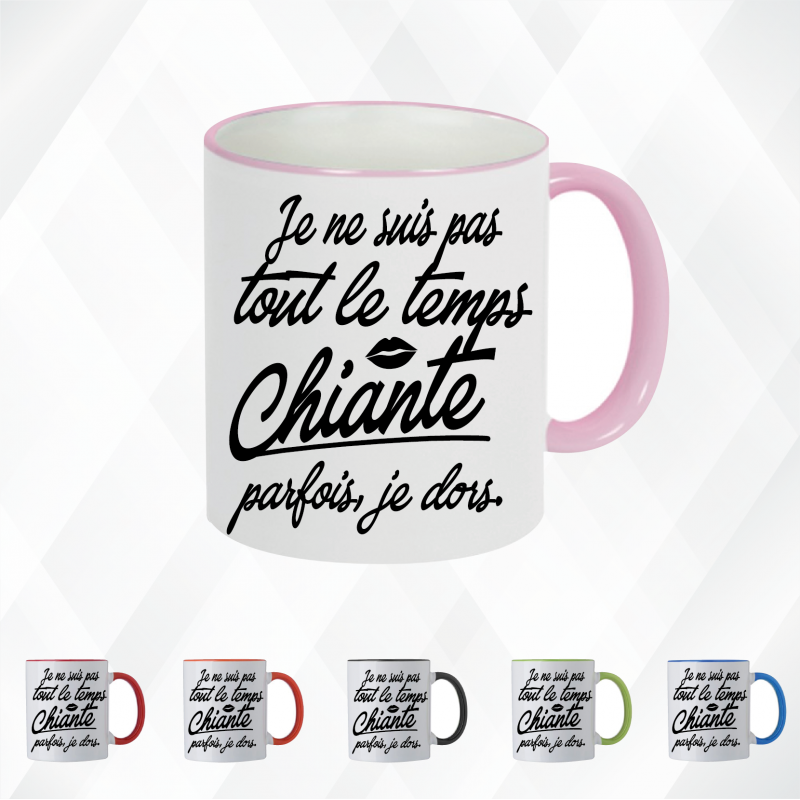 Mug - Je ne suis pas tout le temps chiante parfois ... - Brod N' Flock