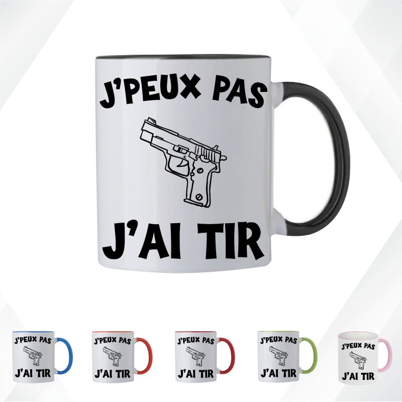 Mug - J'peux pas j'ai tir - Brod N' Flock