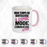 Mug - Mon temps de gentillesse a expiré mode connasse - Brod N' Flock
