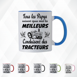 Mug - Tous les Papys naissent égaux mais les meilleurs - Brod N' Flock