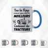 Mug - Tous les Papys naissent égaux mais les meilleurs - Brod N' Flock
