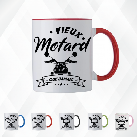 Mug - Vieux motard que jamais - Brod N' Flock