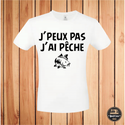T-shirt - J'peux pas j'ai pêche - Brod N' Flock