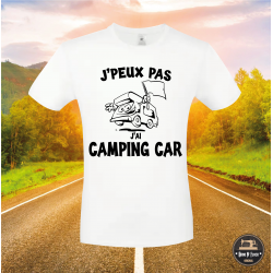 T-shirt - J'peux pas j'ai camping car - Brod N' Flock