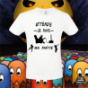 T-shirt - Attends je fini ma partie - Brod N' Flock