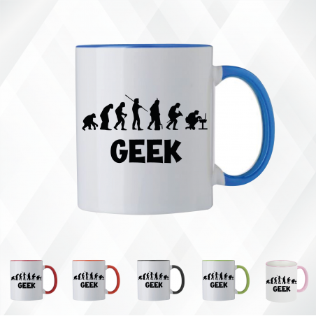 Mug - Geek ! L'évolution de l'homme - Brod N' Flock