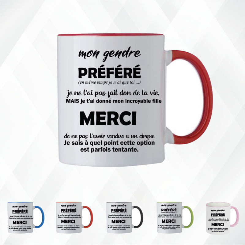Mug - Mon gendre préféré - Brod N' Flock