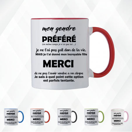 Mug - Mon gendre préféré - Brod N' Flock