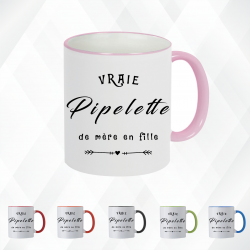 Mug - Vraie Pipelette de mère en fille - Brod N' Flock