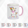 Mug - Licornasse 50% Licorne - 50 % Connasse - Brod N' Flock