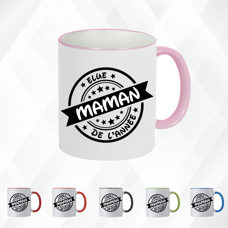 Mug - Elue Maman de l'année - Brod N' Flock