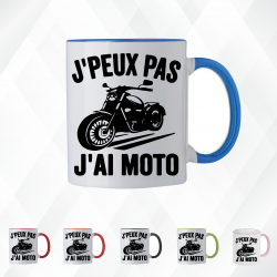 Mug - J'peux pas j'ai moto - Brod N' Flock