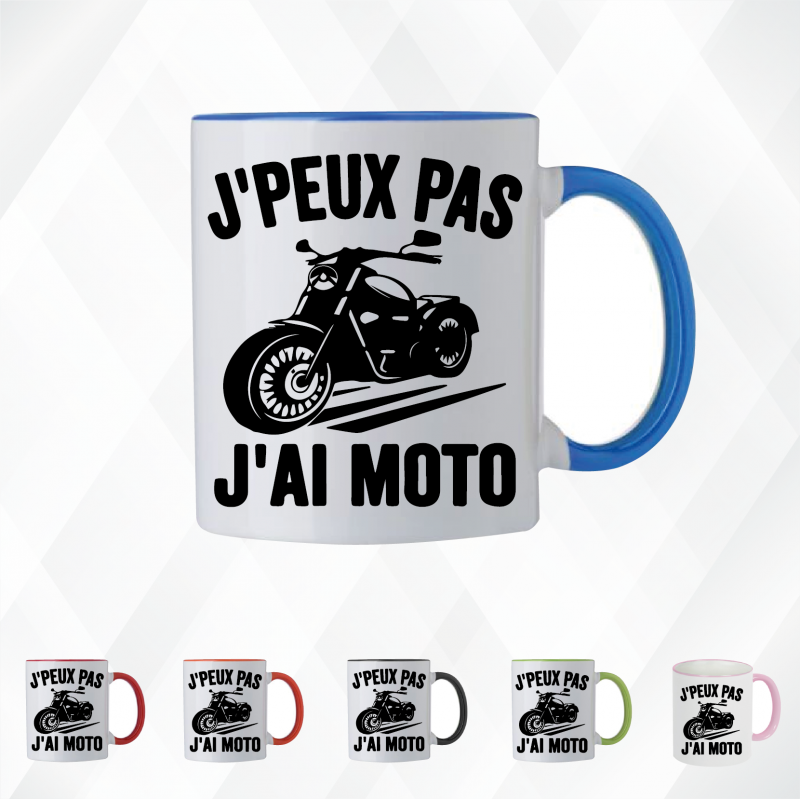 Mug - J'peux pas j'ai moto - Brod N' Flock