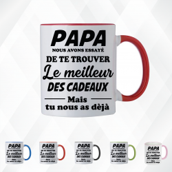 Mug - Papa nous avons essayé de te trouver le meilleur - Brod N' Flock