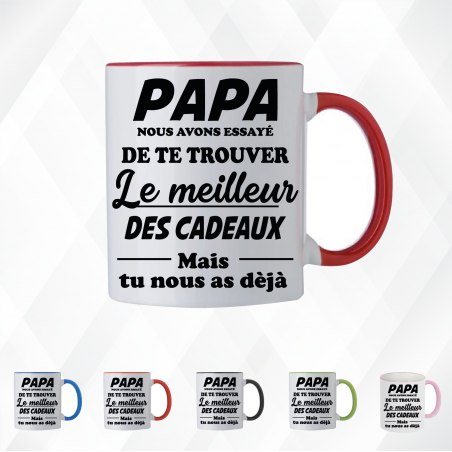Mug - Papa nous avons essayé de te trouver le meilleur - Brod N' Flock