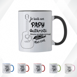 Mug -Je suis un papy guitariste comme un papy normal - Brod N' Flock