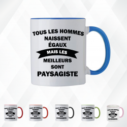 Mug -Tous les hommes naissent égaux mais les meilleurs - Brod N' Flock
