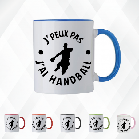 Mug - J'peux pas j'ai handball - Brod N' Flock