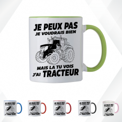 Mug - Je peux pas je voudrais bien mais ... - Brod N' Flock