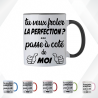 Mug - Tu veux froler la perfection passe à coté de moi - Brod N' Flock