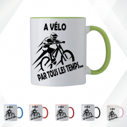 Mug - A vélo par tous les temps - Brod N' Flock