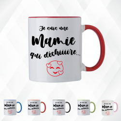 Mug - Je suis une mamie qui déchire - Brod N' Flock