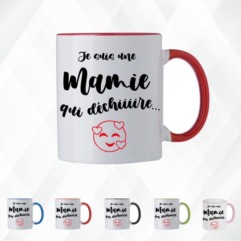 Mug - Je suis une mamie qui déchire - Brod N' Flock